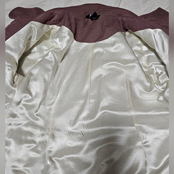 Le Chateau Pink Wool coat - sz Med - Picture 10 of 14